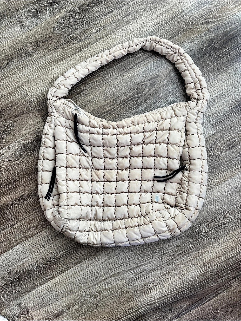 Free People Quilted Carryall Bag Shoulder Bag Pink